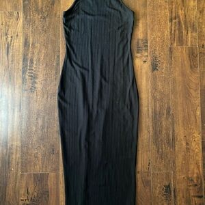 Target/No Boundaries, Black Ribbed Midi Dress